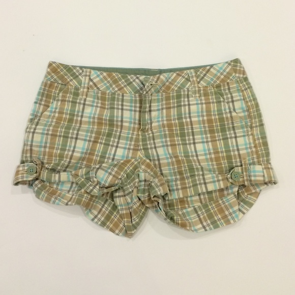 Plaid summer shorts