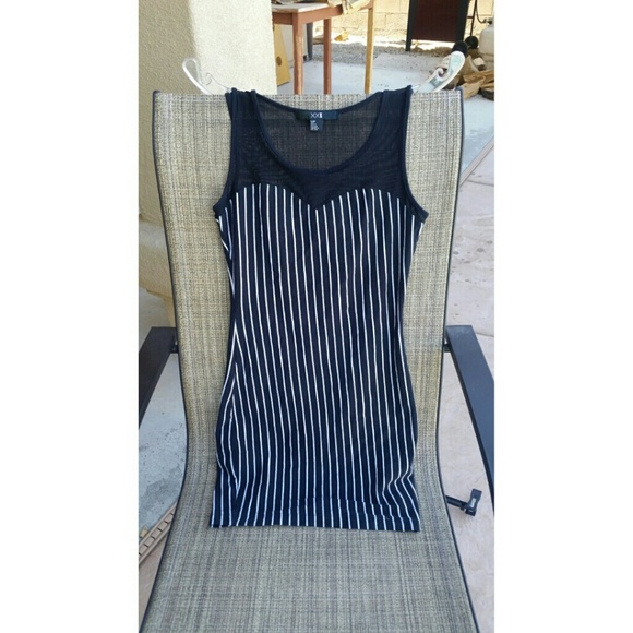 Striped bodycon dress