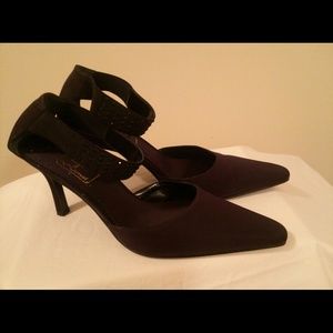 Black Ankle Strap Shoes