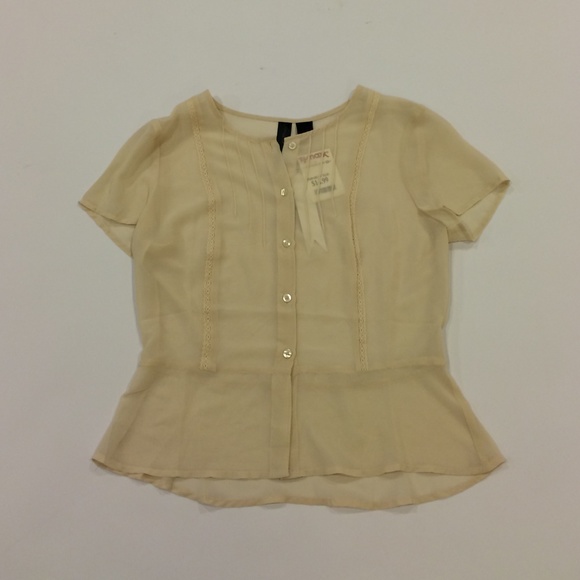 Lightweight tan blouse