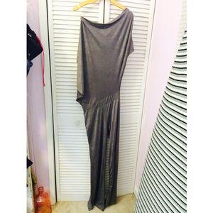 Off the shoulder long romper