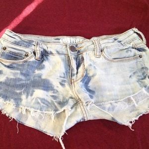 Tie-dyed shorts
