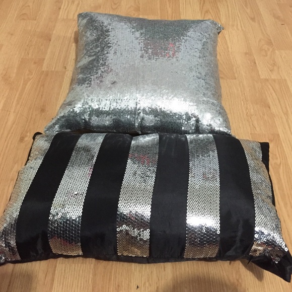 Sequin pillows