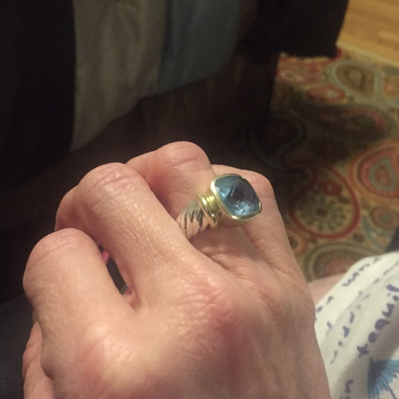 💯Authentic David Yurman topaz ring⭐️💕⭐️💕