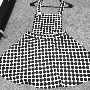 High waisted overall skirt suspender jumper