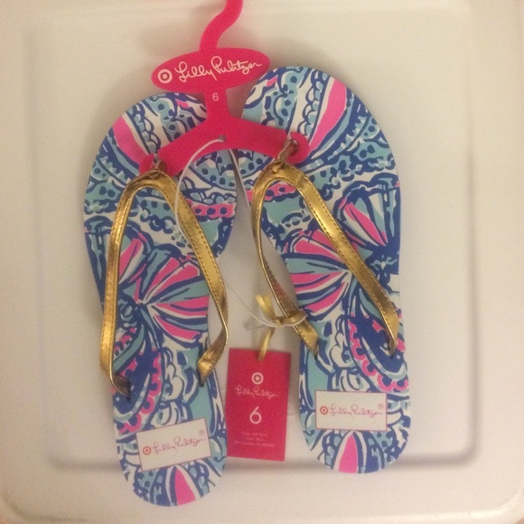 NWT Lilly for Target Flip Flops