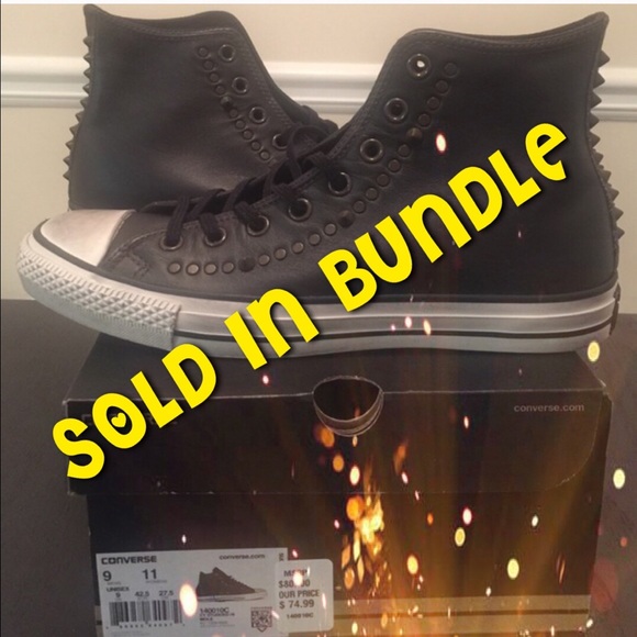 Converse Shoes - NEW CONVERSE CT STUDDED HI SIZE 9Men, 11Wmn