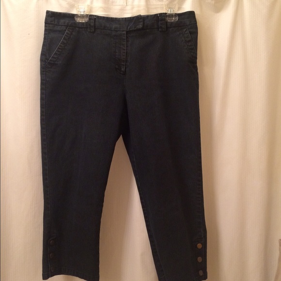 APOSTROPHE STRETCH DENIEM CAPRI'S