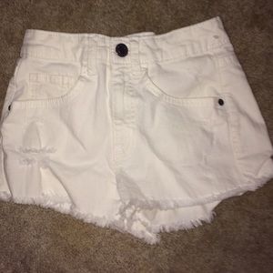 White Shorts