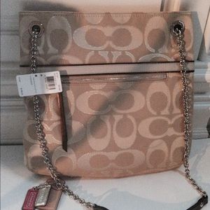 Coach slim tote retail 198.00, brand new