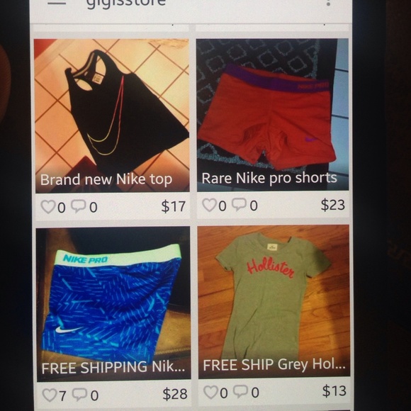 Selling NIKE PROS.