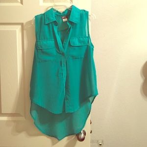 Hi-Lo chiffon top