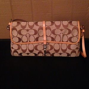 Authentic Coach Purse - Leather, Brown