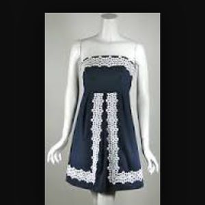 Lilly Pulitzer Strapless dress size 8