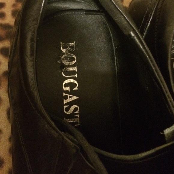 Man bougast black leather shoes - Picture 2 of 4