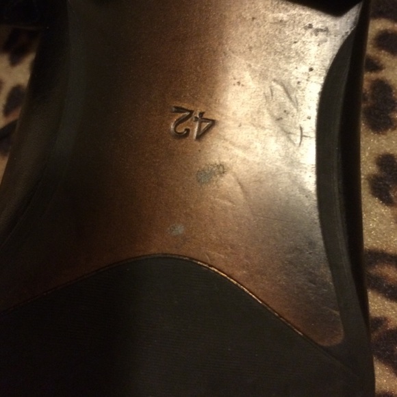 Man bougast black leather shoes - Picture 4 of 4