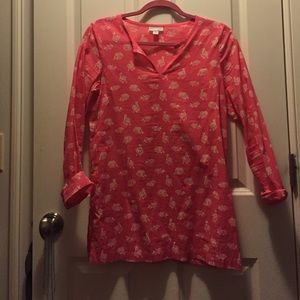 Cute hot pink beach cover up