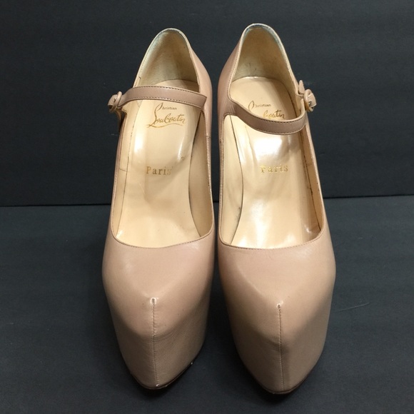 $1095 CHRISTIAN LOUBOUTIN DAFFODIL MARYJANE EURO38 - Picture 2 of 4