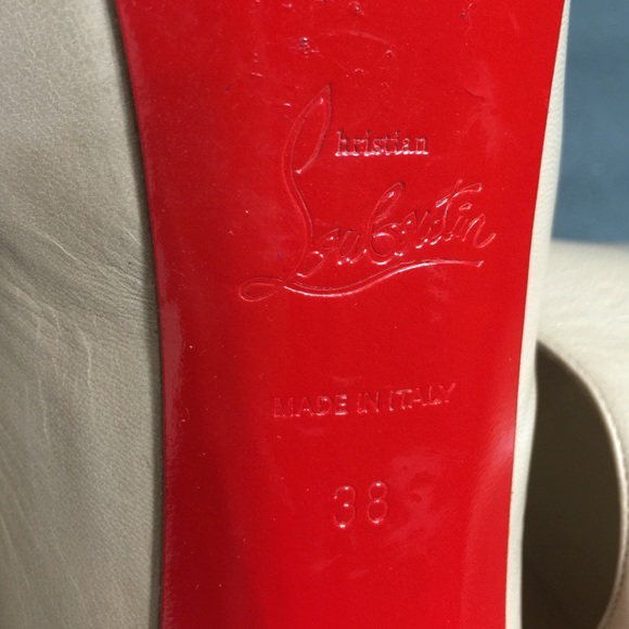 $1095 CHRISTIAN LOUBOUTIN DAFFODIL MARYJANE EURO38 - Picture 3 of 4