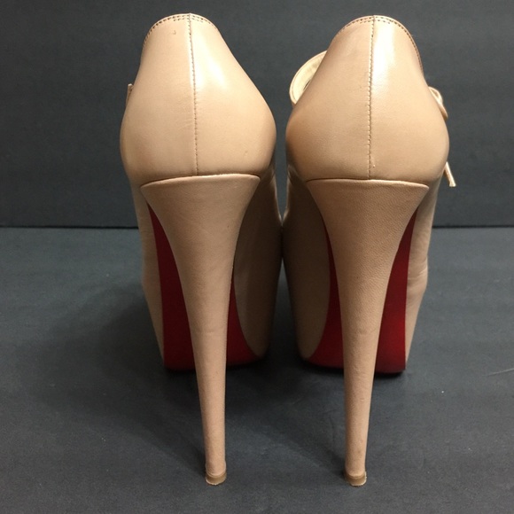 $1095 CHRISTIAN LOUBOUTIN DAFFODIL MARYJANE EURO38 - Picture 4 of 4