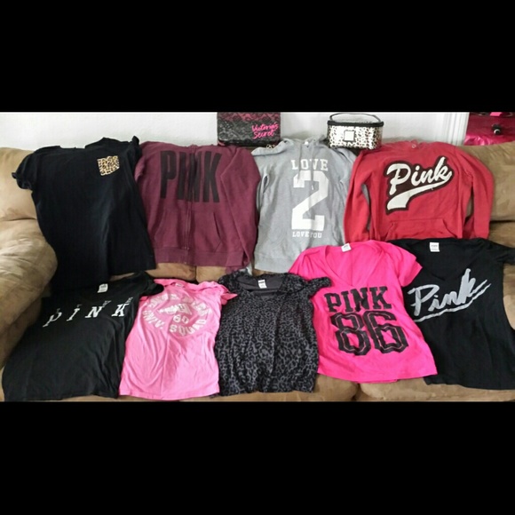 PINK Victoria's Secret Tops - pink/victoriasecret lot