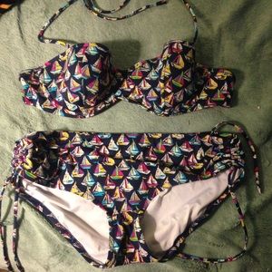 Sailboat bathing suit