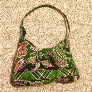 Vera Bradley Green pattern flowers Small handbag