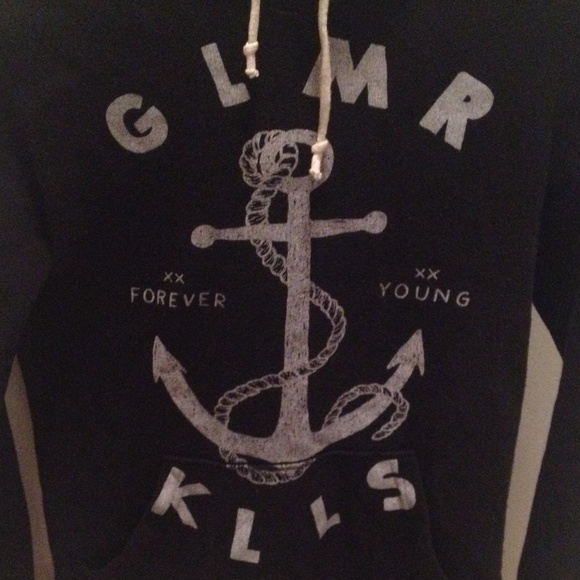 Glamour Kills "Forever Young" Anchor Hoodie - Picture 2 of 3