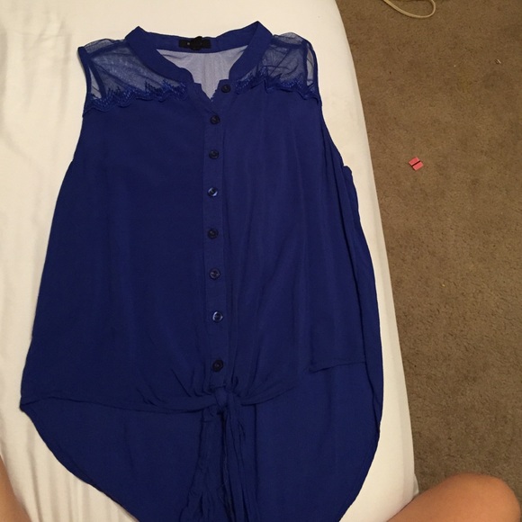 Cute in style semi sheer shirt