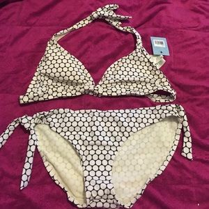 New Bitten halter top polka dot bikini