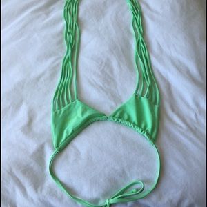 STONE FOX, (M) light turquoise-bathing suit top!