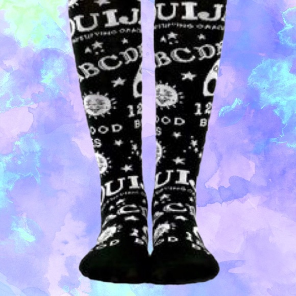 Ouija Board Knee High Socks