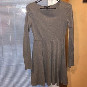 Grey skater dress