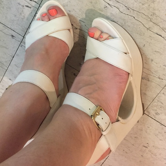 Beautiful white wedges