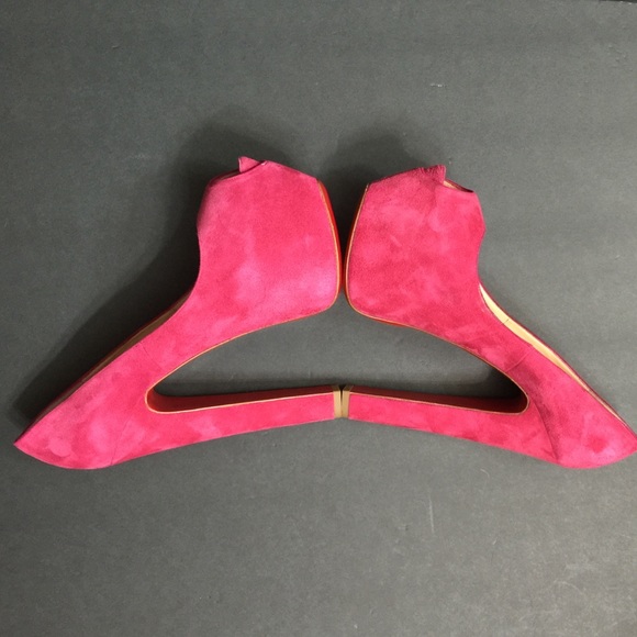 $1395 CHRISTIAN LOUBOUTIN SHAMELESS PEEPTOE 39 1/2 - Picture 3 of 4