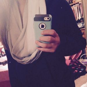 mint green infinity scarf