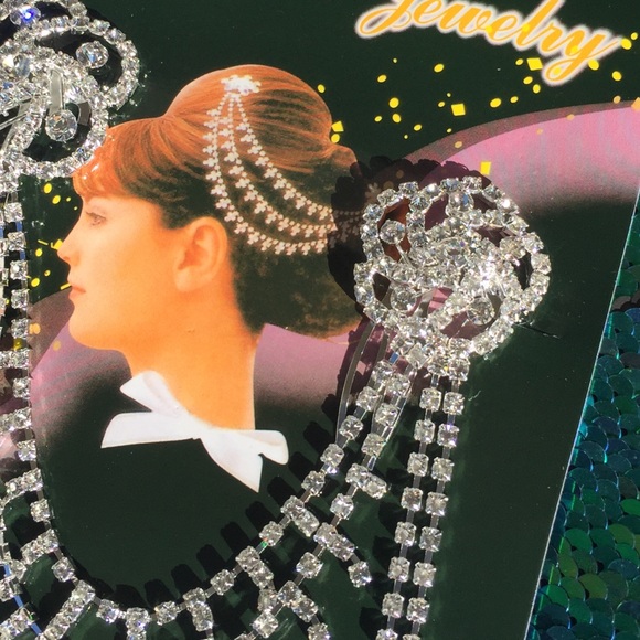 😍Rhinestone double comb hair clip💖 - Picture 2 of 2