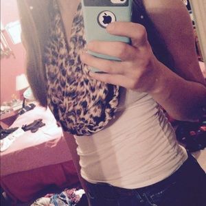 cheetah infinity scarf