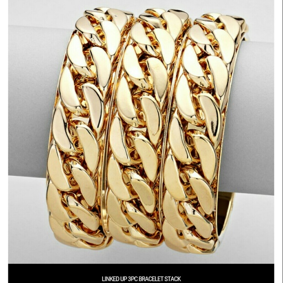 3PC LINK BRACELET SET - Picture 2 of 2