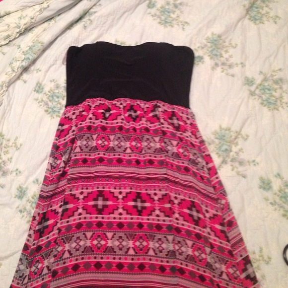 Strapless dress