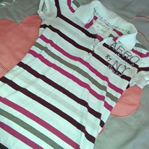 Striped polo