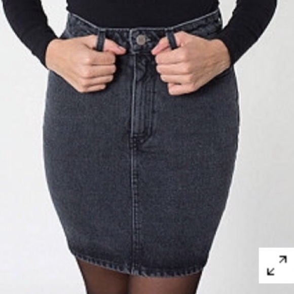 AA High Waisted Denim Skirt