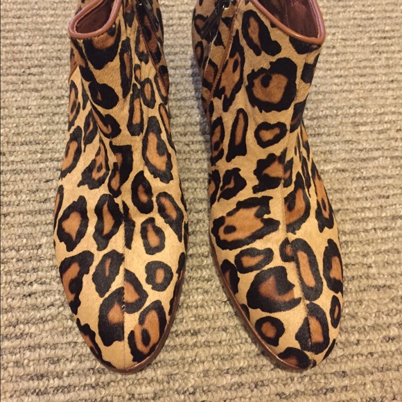 Sam Edleman leopard booties.