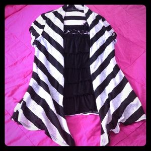 Black & White Stylish Top