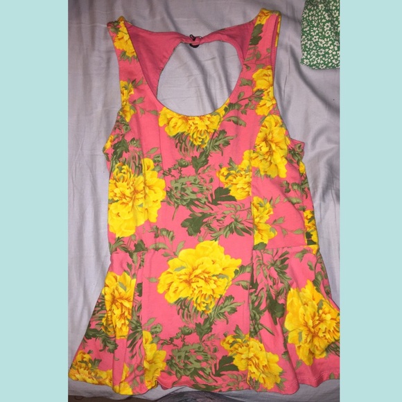 Floral Peplum Top