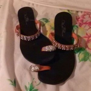 Orange Sandals