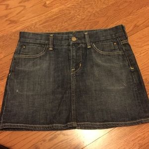 Citizens of humanity denim skirt