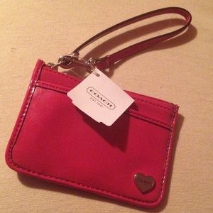 Pink Coach Wristlet!