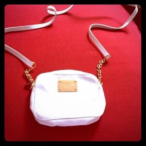 Michael Kors white logo crossbody