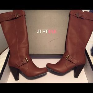 ***NEW! NEVER WORN*** JUSTFAB Boots